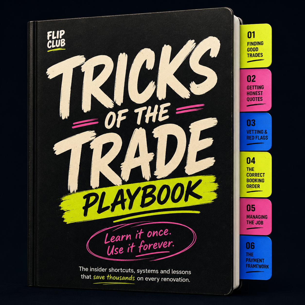 Tricks Of The Trade Playbook
